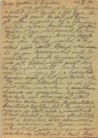 1942 Krausz Sándor zsidó 504/3 hadtáp KMSZ (közérdekű munkaszolgálatos) levele apjának Krausz Frigye...