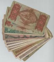 Vegyes 15db-os pengő bankjegy tétel, közte több vágott darab T:III-IV
