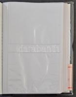 Képeslapalbum 184 férőhellyel / Postcard album for 184 postcards (18,5 cm x 25,5 cm)