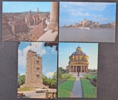 Kb. 120 db MODERN magyar városképes lap / Cca. 120 modern Hungarian town-view postcards
