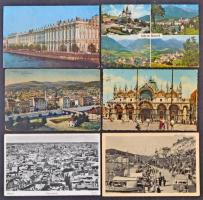 Kb. 125 db MODERN külföldi városképes lap / Cca. 125 modern European town-view postcards