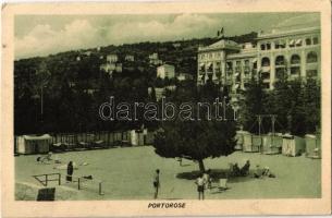 Portoroz, Portorose (Piran, Pirano) - 6 db régi városképes lap / 6 pre-1945 town-view postcards