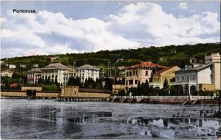 Portoroz, Portorose (Piran, Pirano) - 6 db régi városképes lap / 6 pre-1945 town-view postcards
