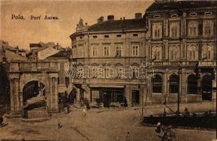 Pola, Pula - 5 db régi városképes lap / 5 pre-1945 town-view postcards