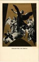 1938 Budapest XXXIV. Nemzetközi Eucharisztikus Kongresszus, Benczúr Gyula mennyezeti képei a Bazilik...