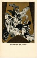 1938 Budapest XXXIV. Nemzetközi Eucharisztikus Kongresszus, Benczúr Gyula mennyezeti képei a Bazilik...