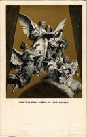 1938 Budapest XXXIV. Nemzetközi Eucharisztikus Kongresszus, Benczúr Gyula mennyezeti képei a Bazilik...