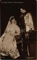 1916 IV. Károly király és Zita királyné. Kardos Műterem felvétele / Charles I of Austria and Zita of Bourbon-Parma