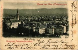 Fehértemplom, Ung. Weisskirchen, Bela Crkva - 6 db régi városképes lap / 6 pre-1945 town-view postca...