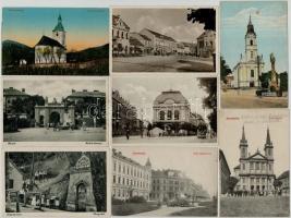 Kb. 80 db RÉGI magyar városképes lap / Cca. 80 pre-1945 Hungarian town-view postcards
