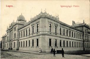 Lugos, Lugoj - 4 db régi városképes lap / 4 pre-1945 town-view postcards