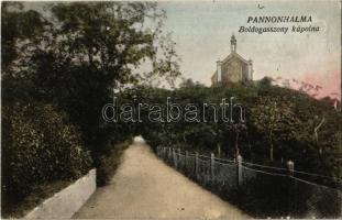 Pannonhalma, Győrszentmárton - 3 db régi városképes lap / 3 pre-1945 town-view postcards