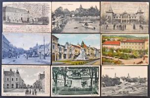 Kb. 60 db RÉGI magyar városképes lap, jobb érdekesebb lapokkal / Cca. 60 pre-1945 Hungarian town-view postcards, with interesting postcards