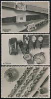 cca 1930-1940 Le Coultre órák fotói, fotónyomatok, 9 db, 9x14 cm