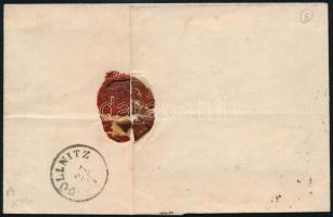 1861 5kr on cover 1861 5kr levélen "KASCHAU" -"GÖLLNITZ" - Prakendorf