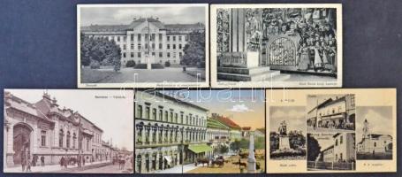 Kb. 49 db RÉGI magyar városképes lap, jobb érdekesebb lapokkal / Cca. 49 pre-1945 Hungarian town-vie...