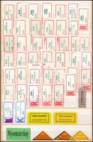 Ragjegyek összeállítás 2 db közepes berakólapon