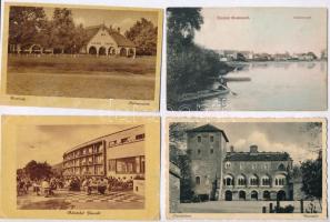 20 db RÉGI magyar városképes lap / 20 pre-1945 Hungarian town-view postcards