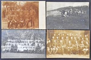 31 db RÉGI katonai művész motívumlap pár fotóval / 31 pre-1945 military art motive postcards + some ...