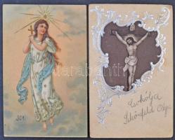 Kb. 65 db főleg MODERN vallásos motívumlap / Cca. 65 mostly modern religious motive postcards