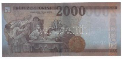 2016. 2000Ft "CA" kék színhibás T:III