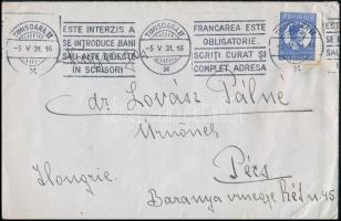 Románia 1931, Romania 1931