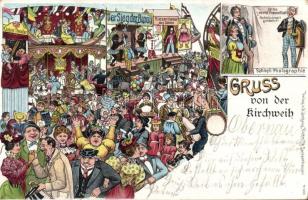 Church consecration humor Litho