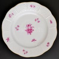 Herendi  süteményes tányérok 6 db, kézzel festett, jelzett, hibátlan d: 16 cm