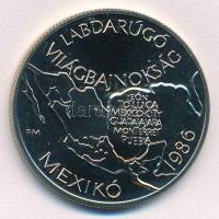 1985. 100Ft alpakka Labdarúgó Világbajnokság 1986. - Mexikó térkép T:1-