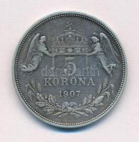 1907KB 5K Ag "Ferenc József" T:2 patina
Adamo K7