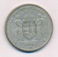 1930. 5P Ag "Horthy jobbra" T:3
Adamo P8