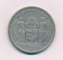 1930. 5P Ag "Horthy jobbra" T:3
Adamo P8