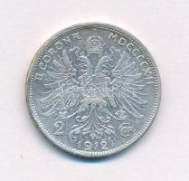 Ausztria 1912. 2K Ag "Ferenc József" T:2 
Austria 1912. 2 Corona Ag "Franz Joseph&qu...