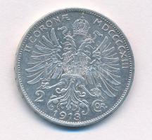 Ausztria 1913. 2K Ag "Ferenc József" T:2 
Austria 1913. 2 Corona Ag "Franz Joseph&qu...