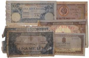 Vegyes érme és bankjegy tétel: 57db érme és 20db bankjegy közte román, amerikai, magyar, görög és ho...