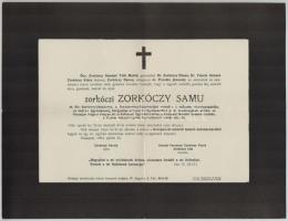 1876-1960 Halálpzási értesítők, közötte több lévai is, Selmecbánya nyugalmazott erdőtanácsosa,Mezőss...