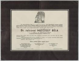 1876-1960 Halálpzási értesítők, közötte több lévai is, Selmecbánya nyugalmazott erdőtanácsosa,Mezőss...