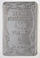 2001. 4000Ft Ag "100 éves a gödöllői művésztelep" sérült dísztokban T:1
