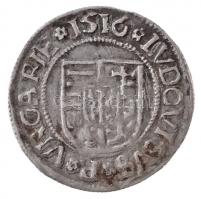 1516K-G Denár Ag II. Lajos (0,49g) T:1- Hungary 1516K-G Denar Ag Louis II (0,49g) C:AU Huszár: 841., Unger I.: 673.m