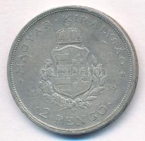 1936. 2P Ag "Liszt Ferenc" T:1- patina Adamo P7.3