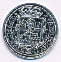 DN "Történelmi féltallérok utánveretben - Apafi Mihály féltallérja 1663" Ag emlékérem tanú...