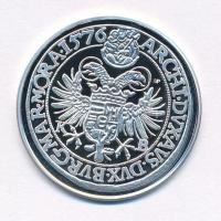 DN "Történelmi féltallérok utánveretben - I. Miksa féltallérja 1576" Ag emlékérem tanúsítv...