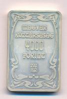 2001. 4000Ft Ag "100 éves a gödöllői művésztelep" T:1