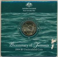 Ausztrália 2004. 5D Al-Br Tazmánia 200 éves karton dísztokban T:1 Australia 2004. 5 Dollars Al-Br Tasmania Bicentennial in cardboard display case C:UNC Krause KM#728a
