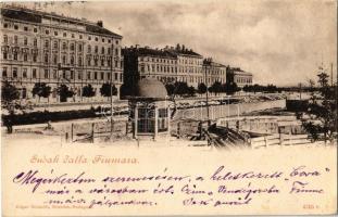1900 Fiume, Rijeka; Susak dalla Fiumara / Sussak (EK)