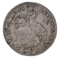 1743K-B 15kr Ag "Mária Terézia" (6,12g) T:2-
Hungary 1743K-B 15 Kreuzer Ag "Maria Th...