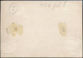 1928 július 8. Kinszki Imre (1901-1945) budapesti fotóművész hagyatékából jelzés nélküli vintage fot...