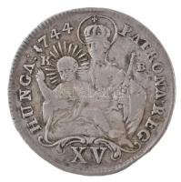 1744K-B 15kr Ag "Mária Terézia" (6,26g) T:2,2-
Hungary 1744K-B 15 Kreuzer Ag "Maria ...