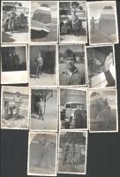 cca 1942 II. világháborús katonai fotók, nagyrészt repülők és pilóták, portrék, az egyik feliratozva...