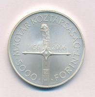2006. 5000Ft Ag "Nándorfehérvári diadal" T:BU Adamo EM204